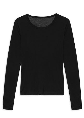 Anine Bing - Blouse - Sylvie Long Sleeve Tee - Black