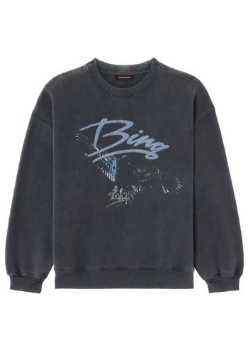 Anine Bing - Sweatshirt - Spencer Sweatshirt - Eagle Washed Black