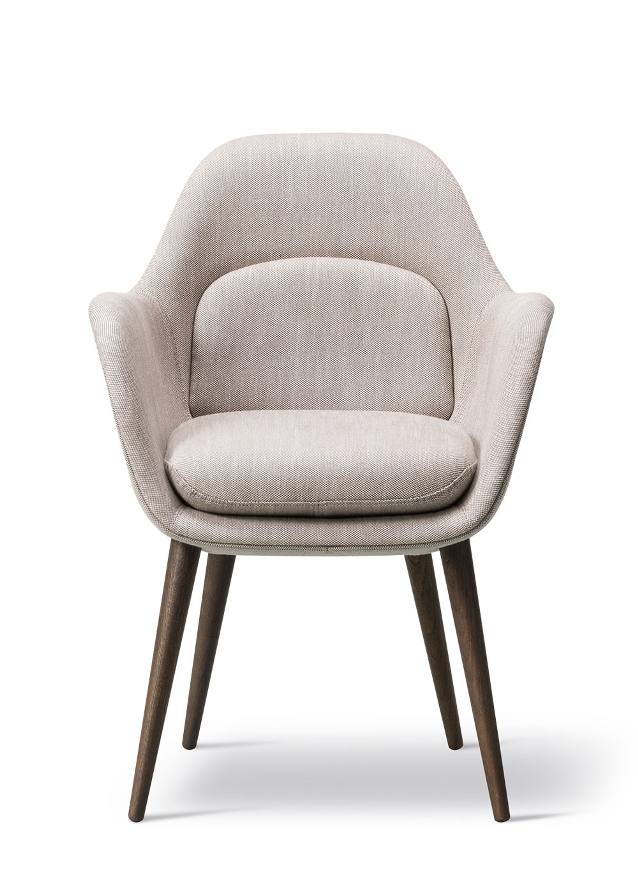 Fredericia Furniture - Chair - Swoon Dining Chair 1777 by Space Copenhagen - Sinequanon 001 / Smoked Stained Oak