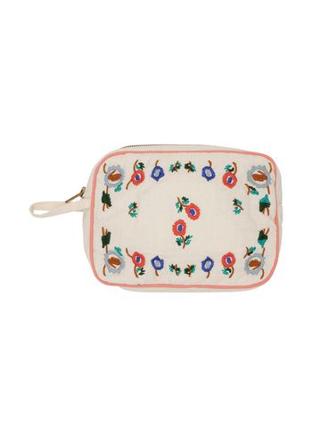 HABIBA - Make-up bag - Flora Makeup Clutch - VANILLA