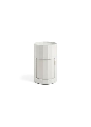 HAY - Cabinet - Facet Cabinet Incl. Feet And Castors High - Misty grey