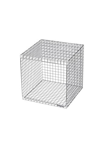 Kalager Design - Side table - Wire Cubic - Rustic Grey
