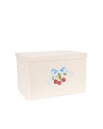 Konges Sløjd - Child storage box - Big Storage Basket - CHERRY BOW