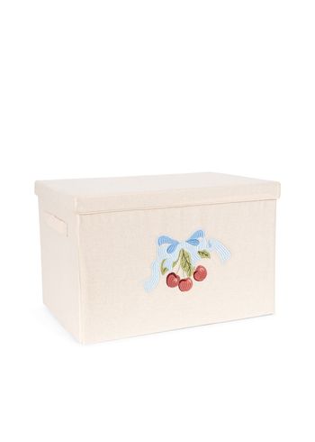 Konges Sløjd - Child storage box - Big Storage Basket - CHERRY BOW