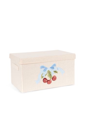 Konges Sløjd - Child storage box - Small Storage Basket - CHERRY BOW