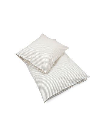 Konges Sløjd - Children's bedding - STRANDSHAVET BABY BEDDING GOTS - Stripe Blue