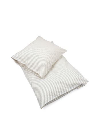 Konges Sløjd - Children's bedding - STRANDSHAVET BABY BEDDING GOTS - Stripe Blue
