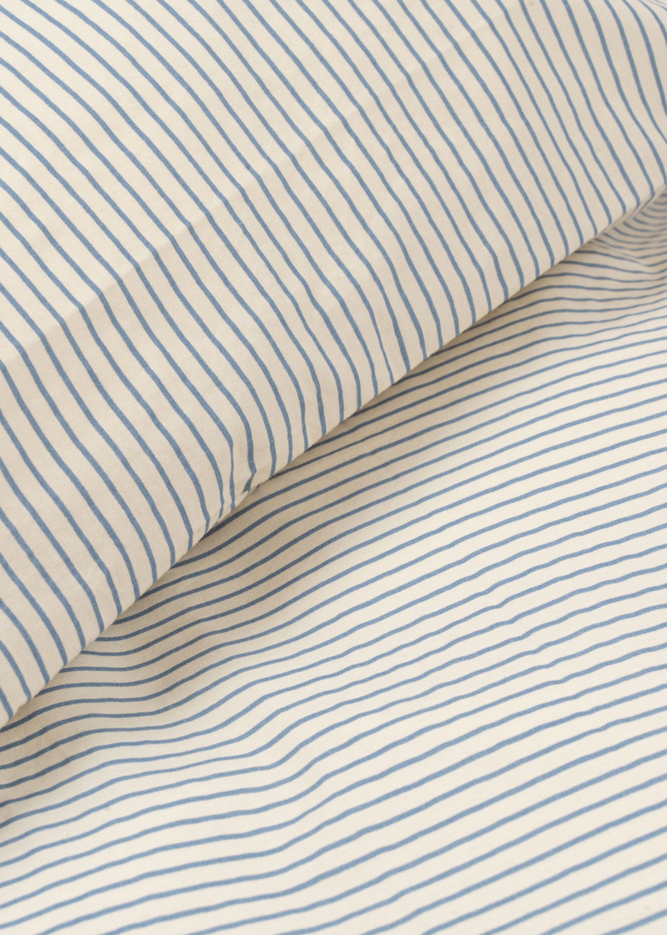 Konges Sløjd - Children's bedding - STRANDSHAVET BABY BEDDING GOTS - Stripe Blue