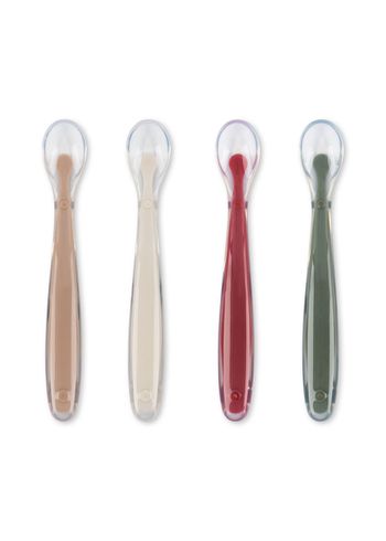 Konges Sløjd - Children's dinnerware - 4 PACK FEEDING SPOON - Forest Mix