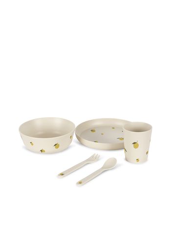 Konges Sløjd - Children's dinnerware - DINNER SET - Lemon