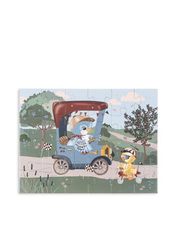 Konges Sløjd - Puzzles - Birdie Puzzle - CAR BIRDIE