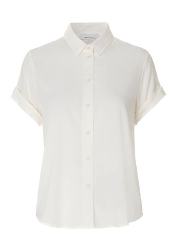 Samsøe & Samsøe - Shirt - Majan SS Shirt - CLEAR CREAM