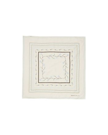 Skall Studio - Warm Scarf - Skall floral scarf 55x55 - Off White