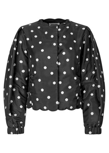 Stine Goya - Jacket - Voluminous Sleeve Jacket - Quilted Dots