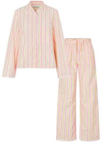 Stine Goya - Pajamas - Striped Pyjamas - Lemon & Rose Stripes