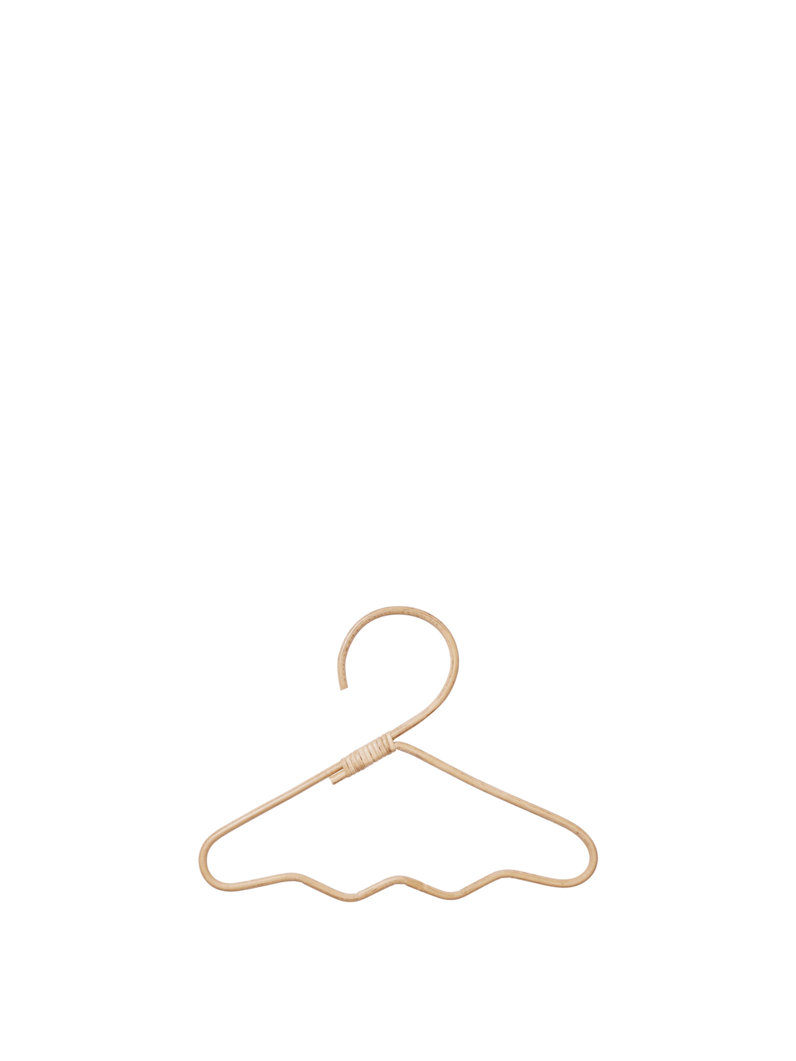 Ferm Living - Children's clothing hanger - Wavi Clothes Hangers - Natural