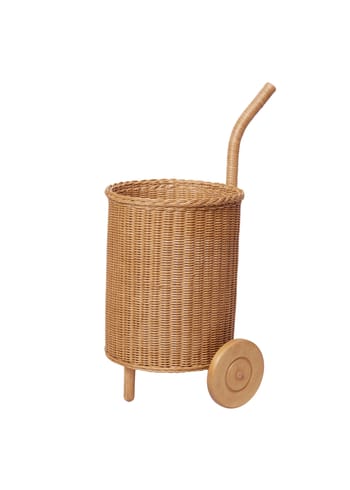 Ferm Living - Child storage box - Tukki Trolley - Natural