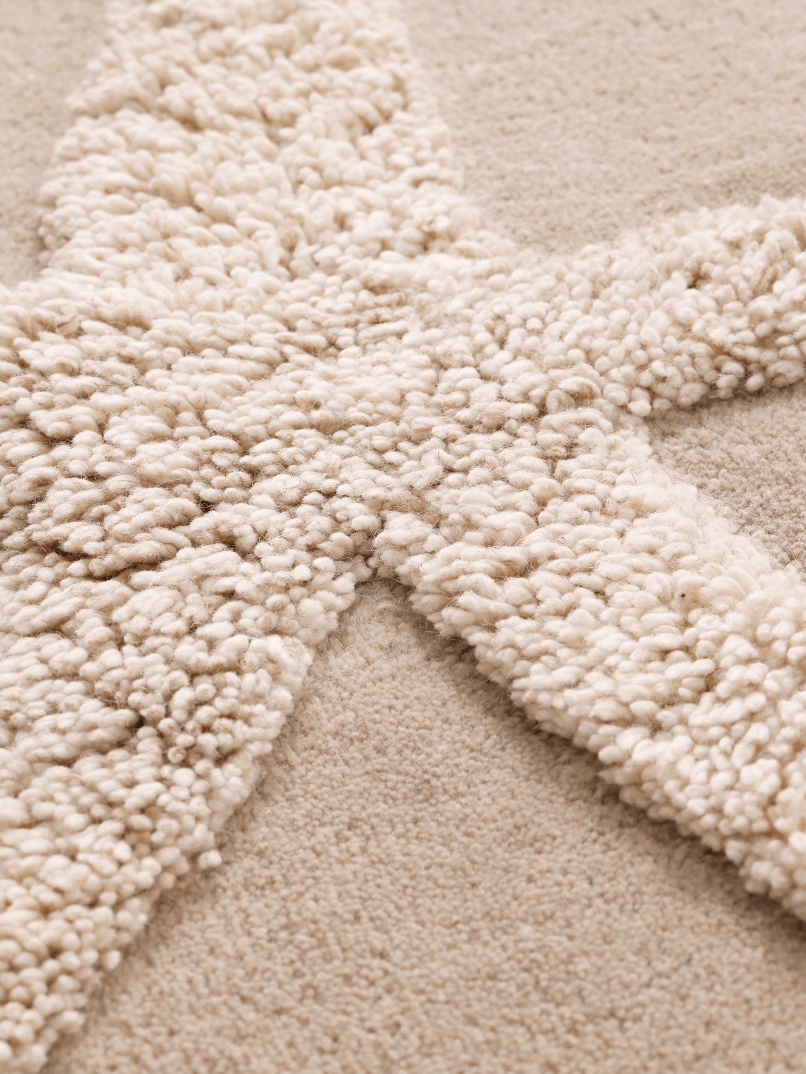 Ferm Living - Rug - Kove Tufted Rug - Natural