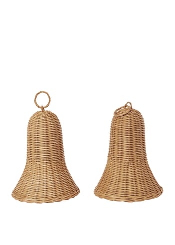Ferm Living - Christmas Ornaments - Braided Bells - Natural