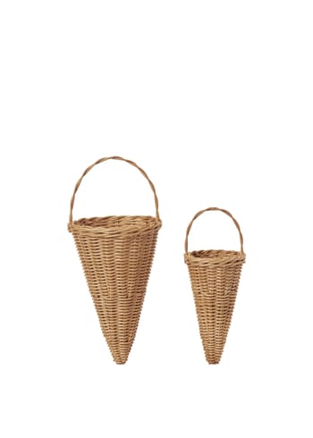 Ferm Living - Christmas Ornaments - Braided Cones - Natural
