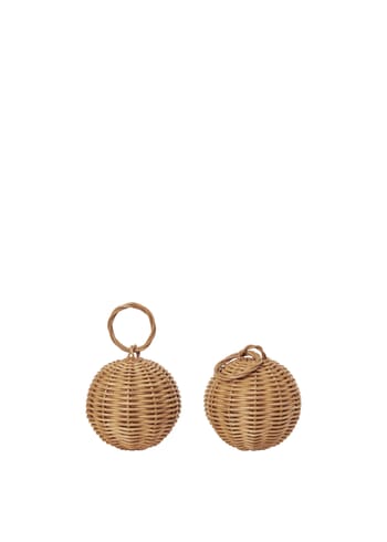 Ferm Living - Memory game - Braided Baubles - Natural - Set of 2