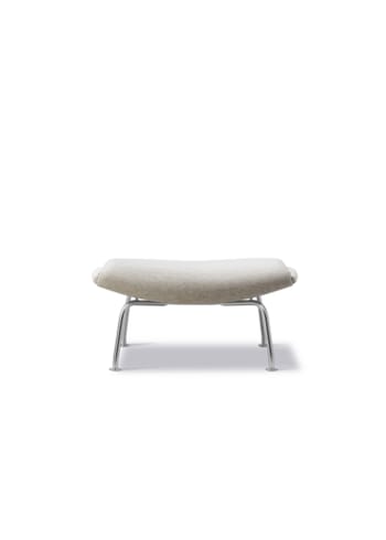 Fredericia Furniture - Footstool - Wegner Ox Ottoman 1002 by Hans J. Wegner - Clay 12