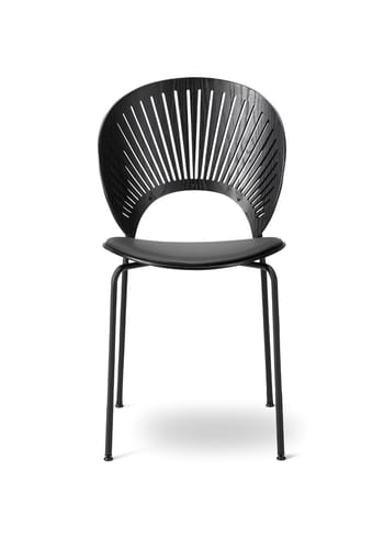 Fredericia Furniture - Dining chair - Trinidad Chair 3396 by Nanna Ditzel - Omni 301 Black / Oak Smoked Stained / Black