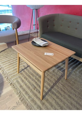 Getama - Coffee table - ND55 / Folding table / by Nanna Ditzel and Jørgen Ditzel - Showroom model - Oak without Flap Untreated - Showroom Model
