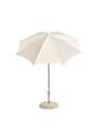 HAY - Parasol - Terrazza Parasol - Octagon - Off-white and burgundy