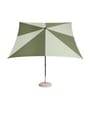 HAY - Parasol - Terrazza Parasol - Octagon - Off-white and burgundy