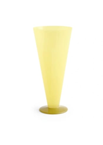 HAY - Vase - Conical Vase - Large - Yellow and lime green