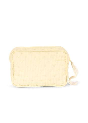 Konges Sløjd - Cream puffs - Seersucker Small Toiletry Bag - BANANA CREPE