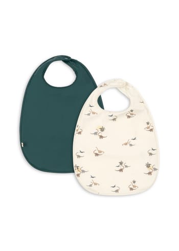 Konges Sløjd - Bib - 2 pack dinner bib - KUBI/RAIN FOREST