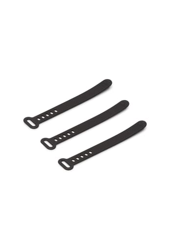 Pedestal - Cable holder - Cable Tie - Charcoal