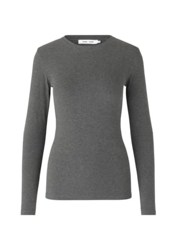 Samsøe & Samsøe - Blouse - Alexa LS - Dark Grey Mel.