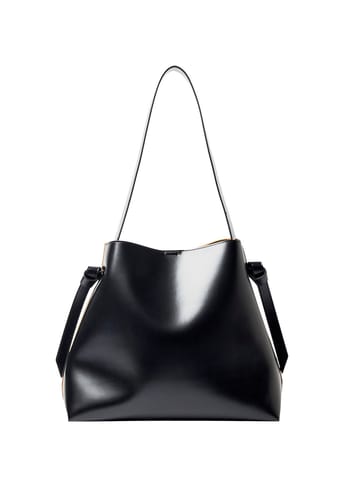 Selected Femme - Shoulder bag - SLFStella Large Leahter Bag - Black