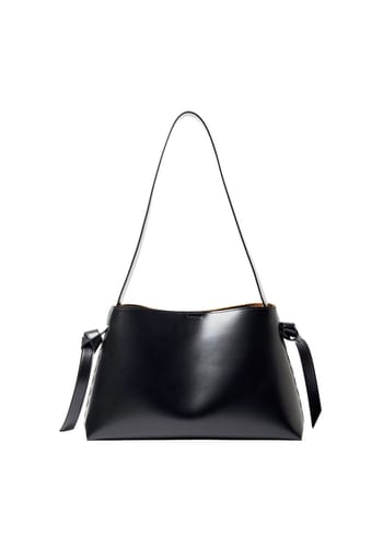 Selected Femme - Shoulder bag - SLFStella Medium Leahter Bag - Black