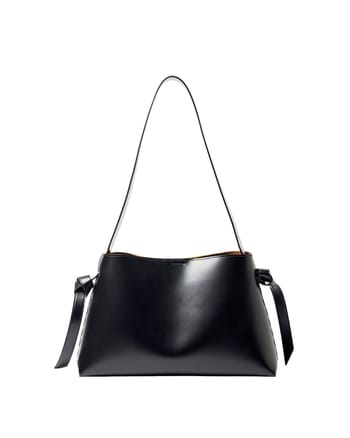 Selected Femme - Shoulder bag - SLFStella Medium Leahter Bag - Black